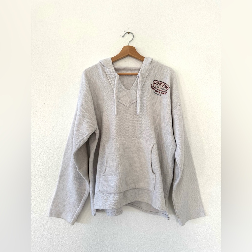 Vintage Y2K Ron Jon Surf Shop One Of A Kind Cocoa Beach Knit Hoodie Pullover, Lg - Picture 3 of 16